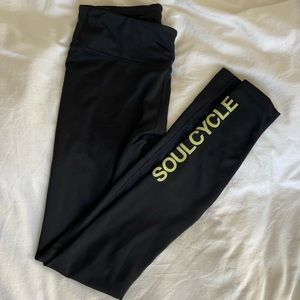 Soulcycle Nike Workout Leggings Logo Dri Fit